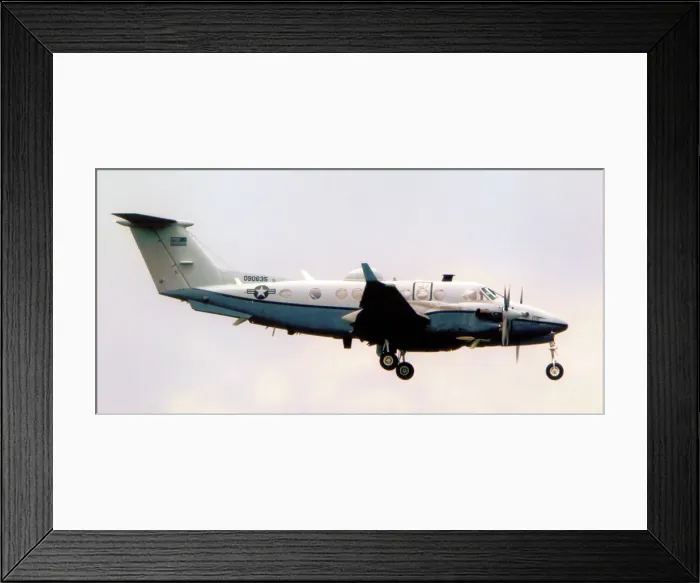 Framed Print : Raytheon Beech MC-12W Liberty 09-0635 Framed Print : Raytheon Beech MC-12W Liberty 09-0635