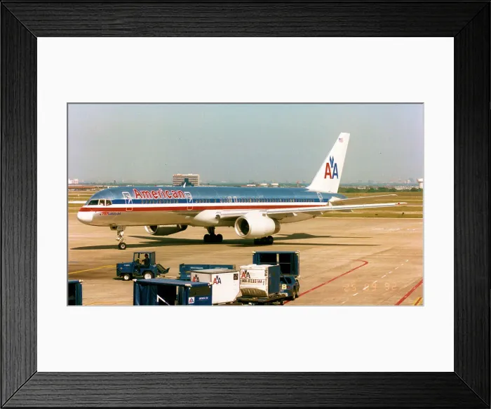 Framed Print : Boeing 757 of American Airlines Framed Print : Boeing 757 of American Airlines