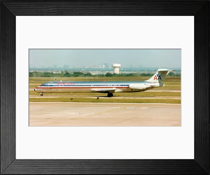 Framed Print : McDonnell Douglas MD-83` N413AA Framed Print : McDonnell Douglas MD-83` N413AA