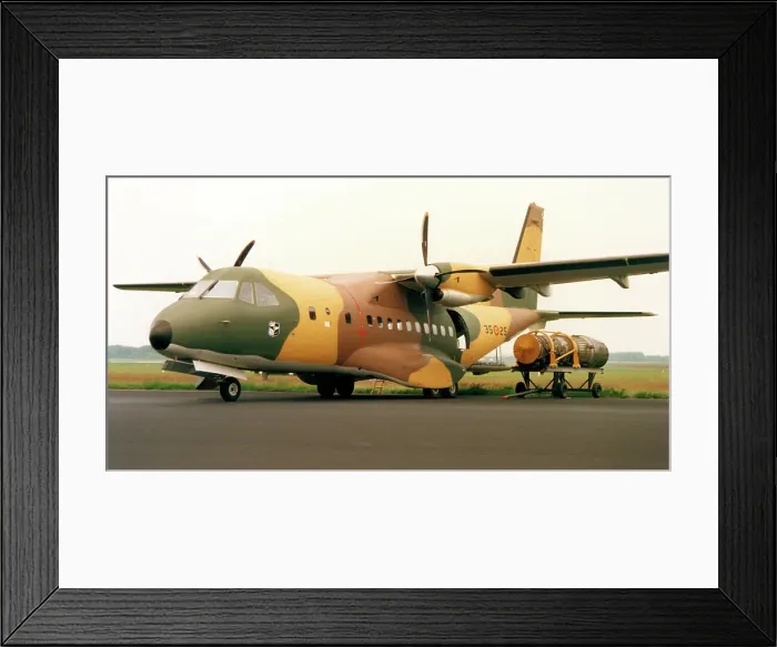 Framed Print : CASA 235-100M T. 19B-07 - 35-25 Framed Print : CASA 235-100M T. 19B-07 - 35-25