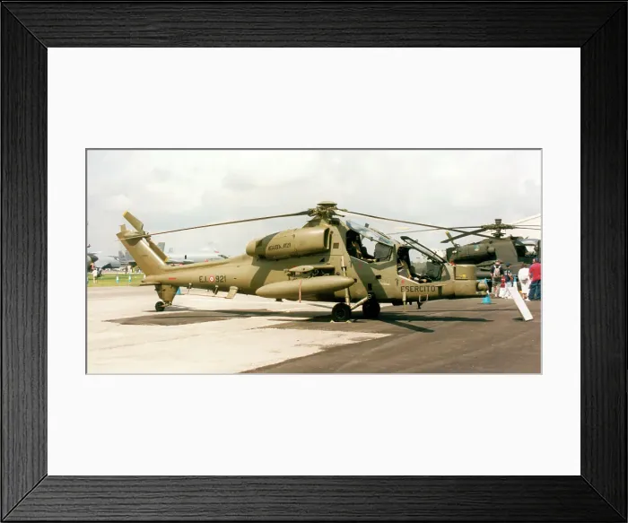 Framed Print : Agusta A. 129D Mangusta MM81404 - E. I. 921 Framed Print : Agusta A. 129D Mangusta MM81404 - E. I. 921