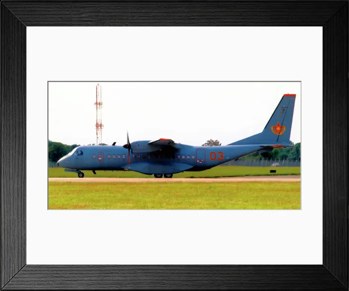 Framed Print : CASA C-295M 03 RED Framed Print : CASA C-295M 03 RED