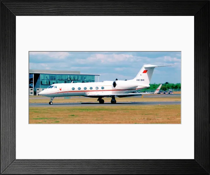 Framed Print : Gulfstream G450 A9C-BHR Framed Print : Gulfstream G450 A9C-BHR
