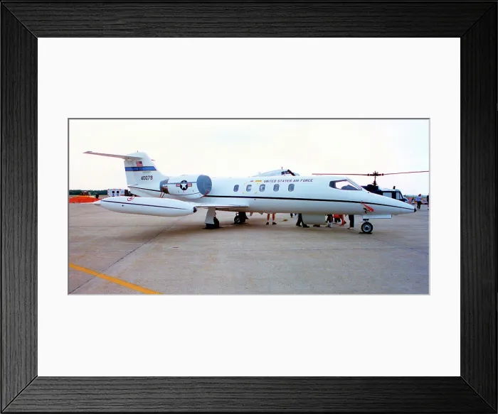 Framed Print : Gates Learjet C-21A 84-0079 Framed Print : Gates Learjet C-21A 84-0079