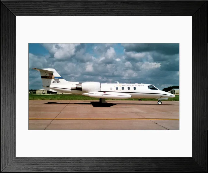 Framed Print : Gates Learjet C-21A 84-0083 Framed Print : Gates Learjet C-21A 84-0083