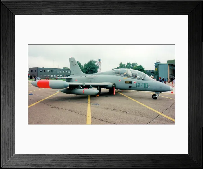 Framed Print : Aermacchi MB. 339A MM54550 - 61-110 Framed Print : Aermacchi MB. 339A MM54550 - 61-110