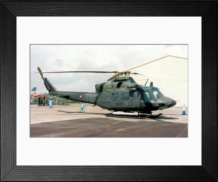 Framed Print : Agusta-Bell AB-412 MM81197 - E. I. 454 Framed Print : Agusta-Bell AB-412 MM81197 - E. I. 454