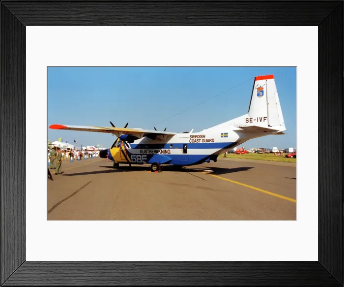 Framed Print : CASA C-212-200 SE-IVF - 585 Framed Print : CASA C-212-200 SE-IVF - 585
