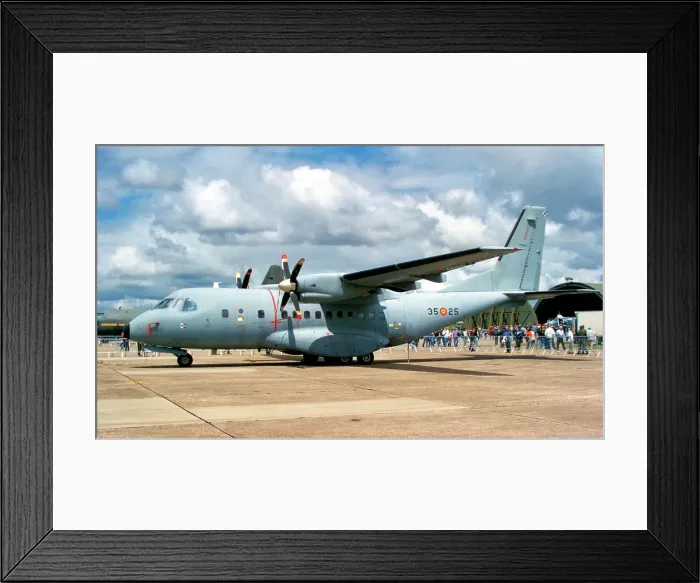 Framed Print : CASA 235-100M T. 19B-07 - 35-25 Framed Print : CASA 235-100M T. 19B-07 - 35-25