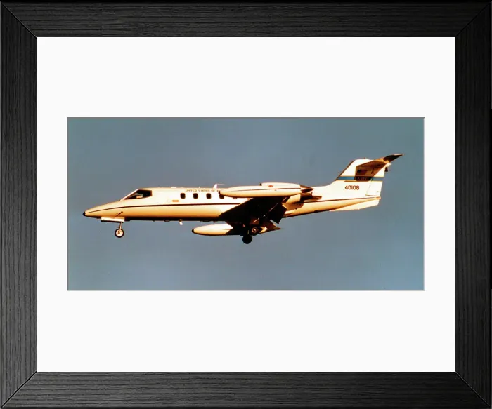 Framed Print : Gates Learjet C-21A 84-0108 Framed Print : Gates Learjet C-21A 84-0108