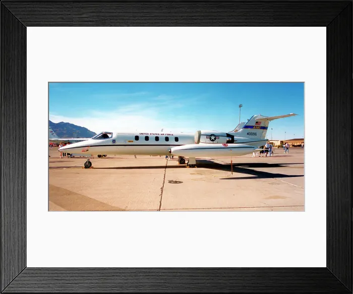 Framed Print : Gates Learjet C-21A 84-0096 Framed Print : Gates Learjet C-21A 84-0096