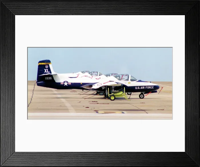 Framed Print : Cessna T-37B 56-3535 Framed Print : Cessna T-37B 56-3535
