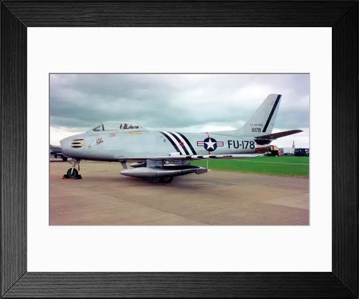 Framed Print : North American F-86A-5-NA Sabre G-SABR - 48-178
