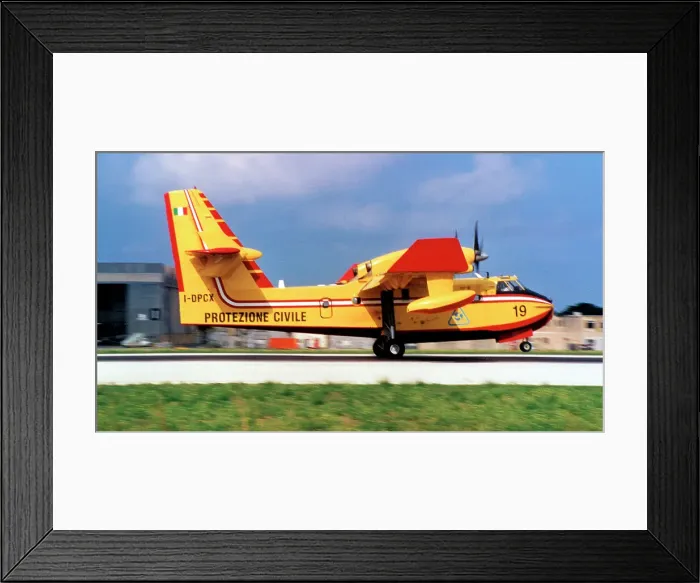 Framed Print : Canadair CL-415 I-DPCX - 19 Framed Print : Canadair CL-415 I-DPCX - 19