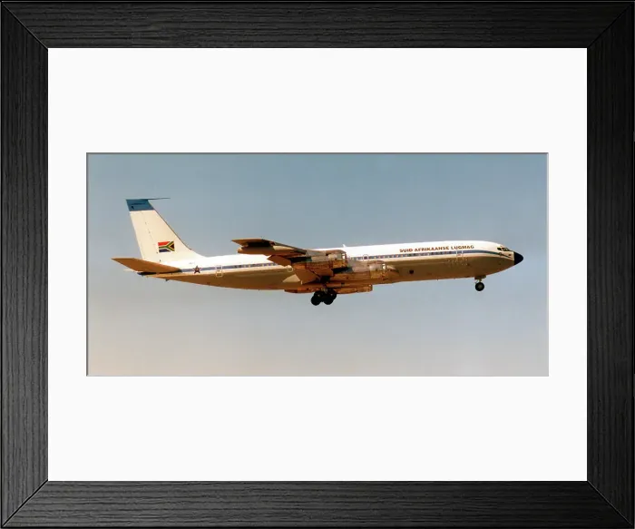 Framed Print : Boeing 707-328C 1417 Framed Print : Boeing 707-328C 1417