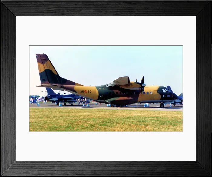 Framed Print : CASA CN-235 T-19B-12 - 35-30 Framed Print : CASA CN-235 T-19B-12 - 35-30