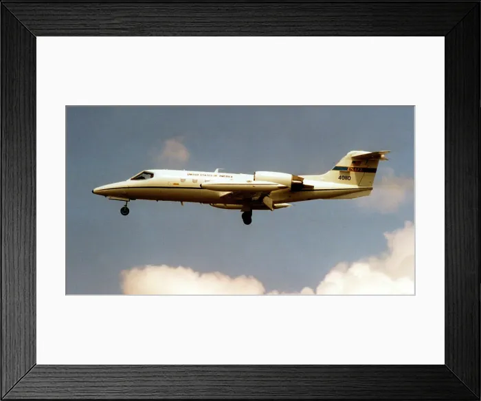 Framed Print : Gates Learjet C-21A 84-0110 Framed Print : Gates Learjet C-21A 84-0110