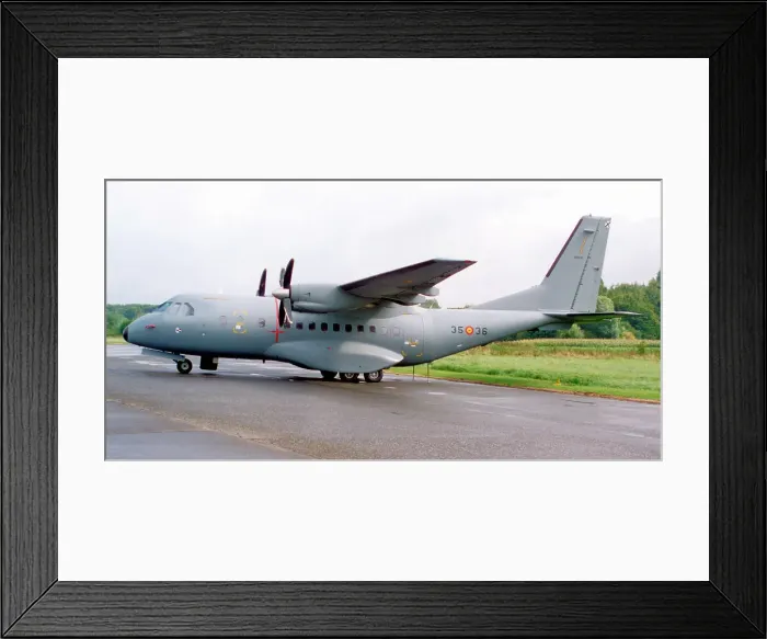 Framed Print : CASA CN-235 T. 19B-18 - 35-36 Framed Print : CASA CN-235 T. 19B-18 - 35-36