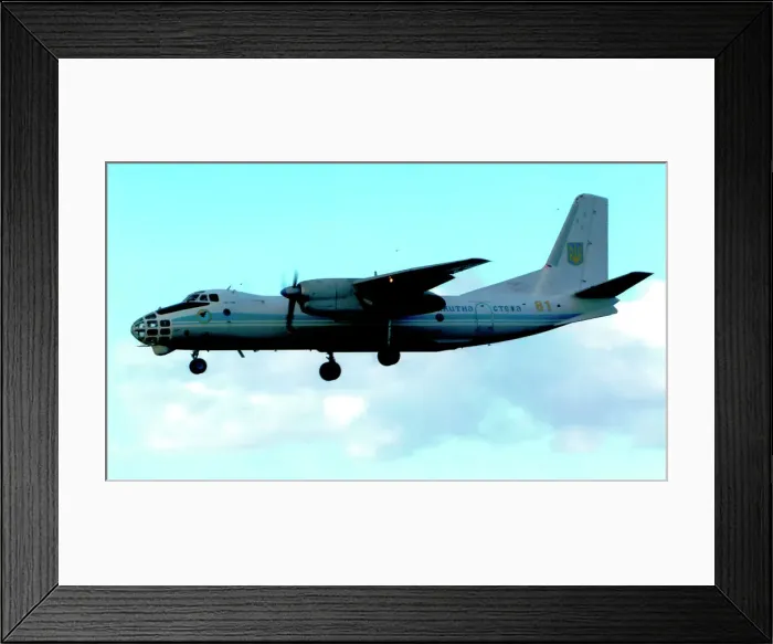Framed Print : Antonov An-30B 81 Yellow Framed Print : Antonov An-30B 81 Yellow