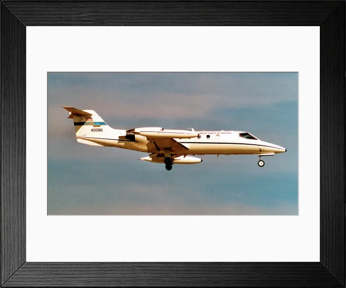 Framed Print : Gates Learjet C-21A 84-0086 Framed Print : Gates Learjet C-21A 84-0086