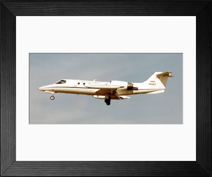 Framed Print : Gates Learjet C-21A 84-0087 Framed Print : Gates Learjet C-21A 84-0087
