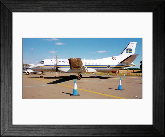 Framed Print : SAAB 340B 100001 Framed Print : SAAB 340B 100001