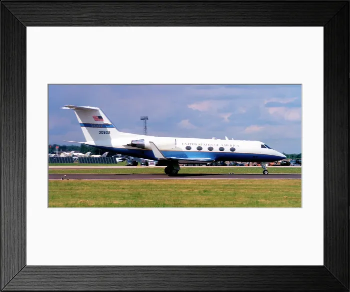 Framed Print : Gulfstream C-20B 86-0206 Framed Print : Gulfstream C-20B 86-0206