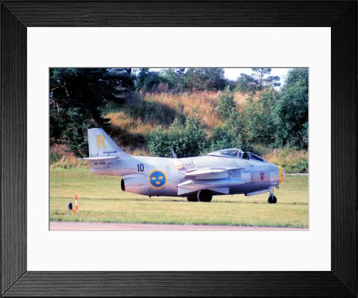 Framed Print : Saab J 29F Tunnan SE-DXB Framed Print : Saab J 29F Tunnan SE-DXB