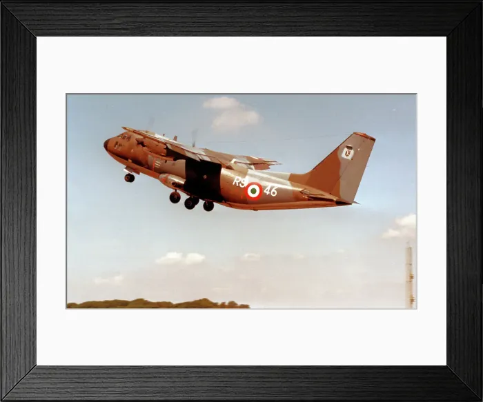 Framed Print : Aeritalia G. 222TCM MM62128 - RS-46 Framed Print : Aeritalia G. 222TCM MM62128 - RS-46