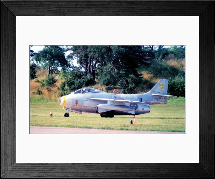 Framed Print : Saab J 29F Tunnan SE-DXB Framed Print : Saab J 29F Tunnan SE-DXB