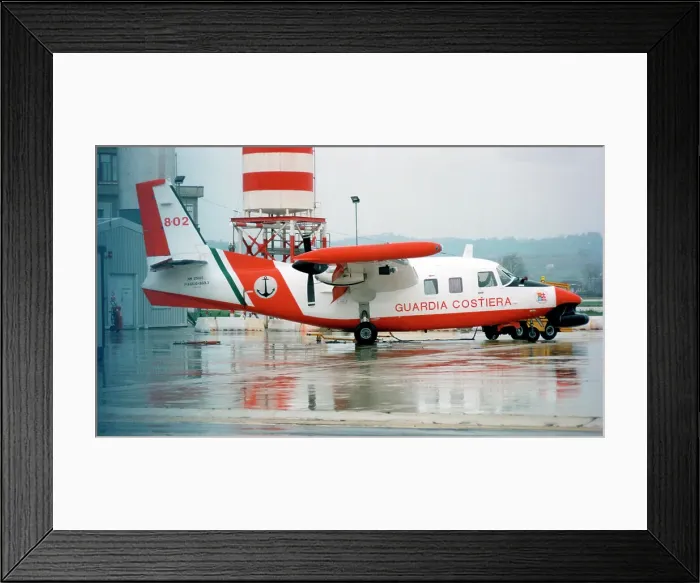 Framed Print : Piaggio P-166DL-3 MM25160 - 8-02 Framed Print : Piaggio P-166DL-3 MM25160 - 8-02