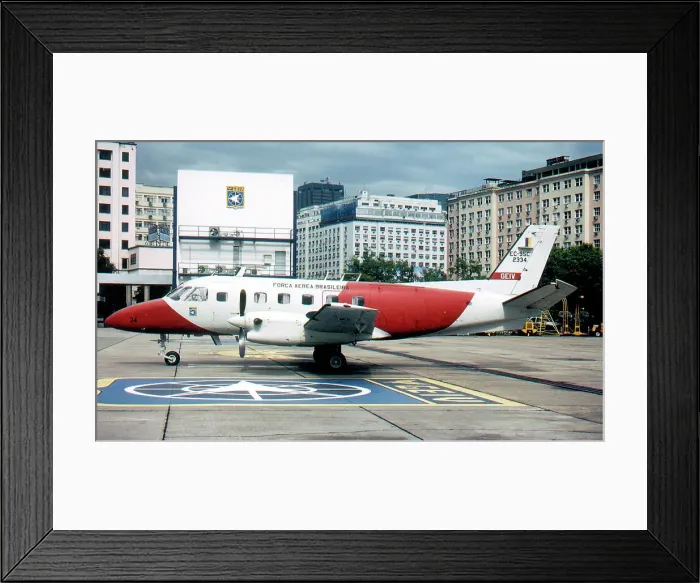 Framed Print : Embraer EC-95C Bandeirante 2334 Framed Print : Embraer EC-95C Bandeirante 2334