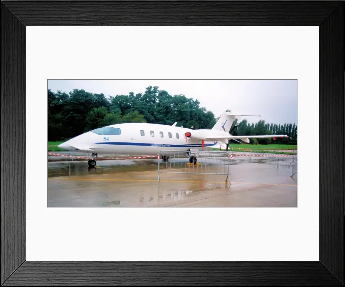 Framed Print : Piaggio P-180AM Avanti MM62160 - 54 Framed Print : Piaggio P-180AM Avanti MM62160 - 54