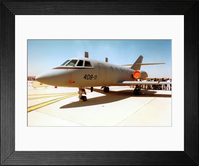 Framed Print : Dassault Falcon 20D ECM TM. 11-3 - 408-11 Framed Print : Dassault Falcon 20D ECM TM. 11-3 - 408-11
