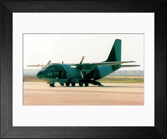 Framed Print : Aeritalia G. 222TCM MM62135 - 46-94 Framed Print : Aeritalia G. 222TCM MM62135 - 46-94