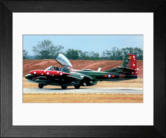 Framed Print : Cessna 318 A-37B Dragonfly VH-XVA Framed Print : Cessna 318 A-37B Dragonfly VH-XVA