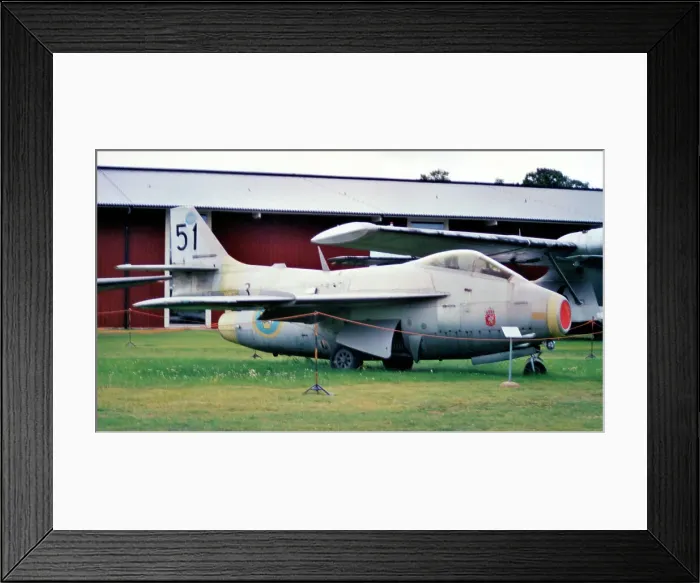 Framed Print : SAAB J 29F Tunnan 51 Framed Print : SAAB J 29F Tunnan 51