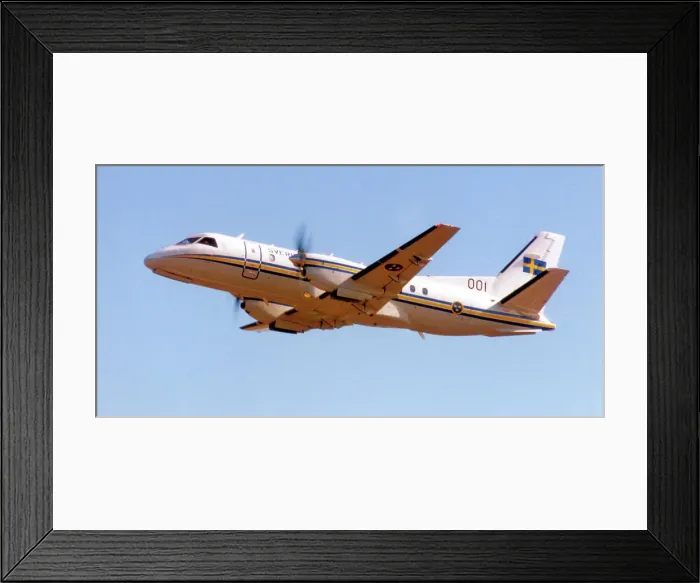 Framed Print : SAAB 340B 100001 Framed Print : SAAB 340B 100001