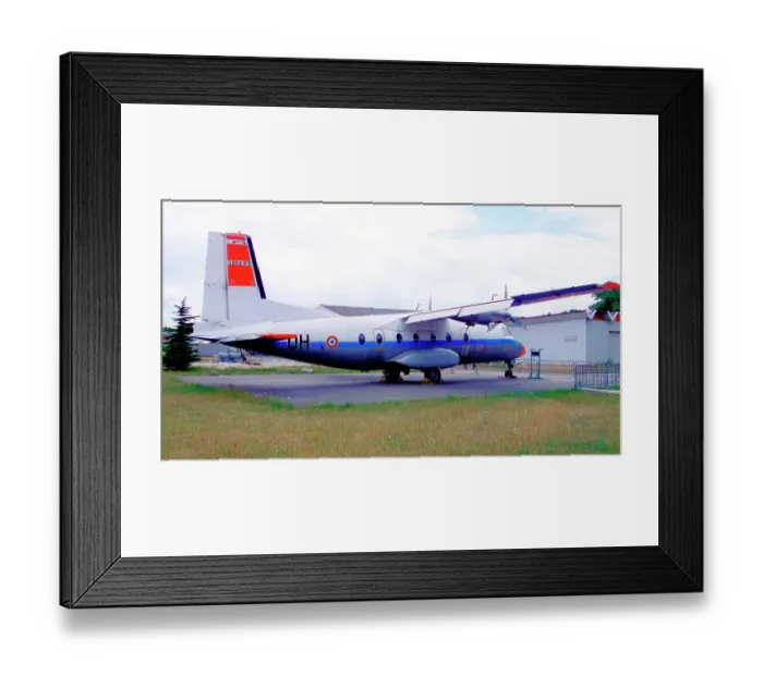 Framed Print : Nord 262A F-BLHF - OH Framed Print : Nord 262A F-BLHF - OH