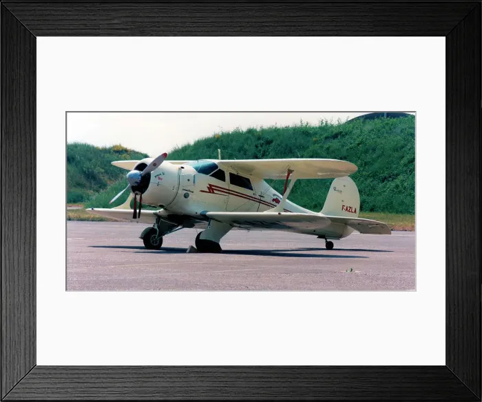 Framed Print : Beech GB-2 Traveller F-AZLA Framed Print : Beech GB-2 Traveller F-AZLA