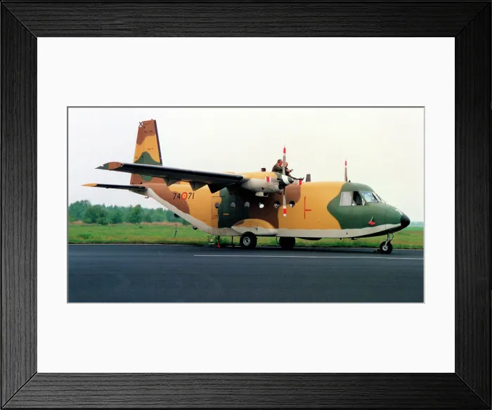 Framed Print : CASA C-212-100 T. 12B-16 - 74-71 Framed Print : CASA C-212-100 T. 12B-16 - 74-71