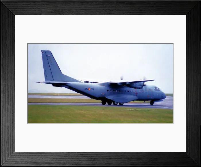 Framed Print : CASA CN-235 T. 19B-18 - 35-36 Framed Print : CASA CN-235 T. 19B-18 - 35-36