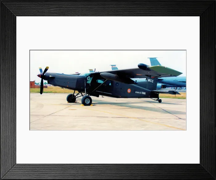 Framed Print : Pilatus PC-6 Turbo-Porter MCC - F-MMCC Framed Print : Pilatus PC-6 Turbo-Porter MCC - F-MMCC