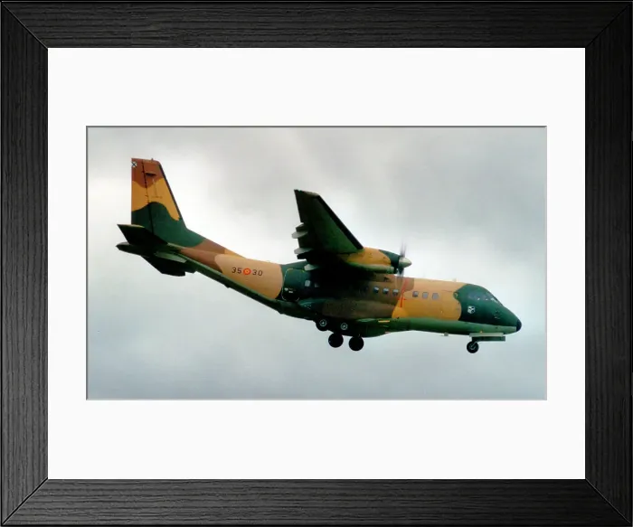 Framed Print : CASA CN-235 T-19B-12 Framed Print : CASA CN-235 T-19B-12