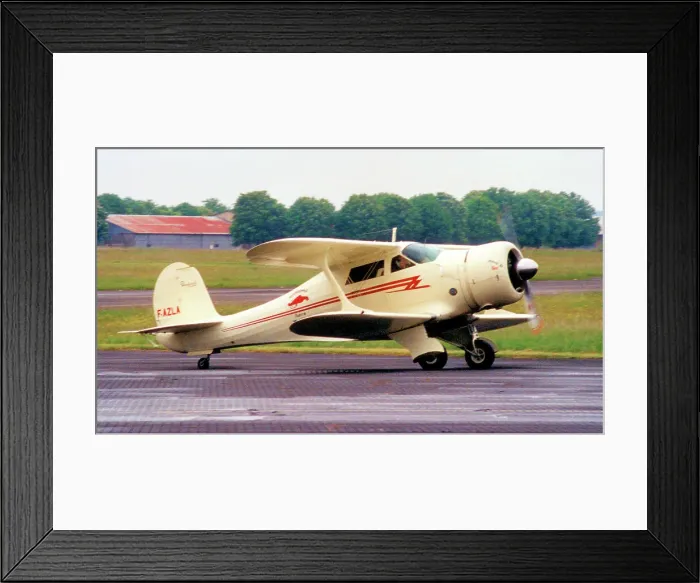 Framed Print : Beech GB-2 Traveller F-AZLA Framed Print : Beech GB-2 Traveller F-AZLA