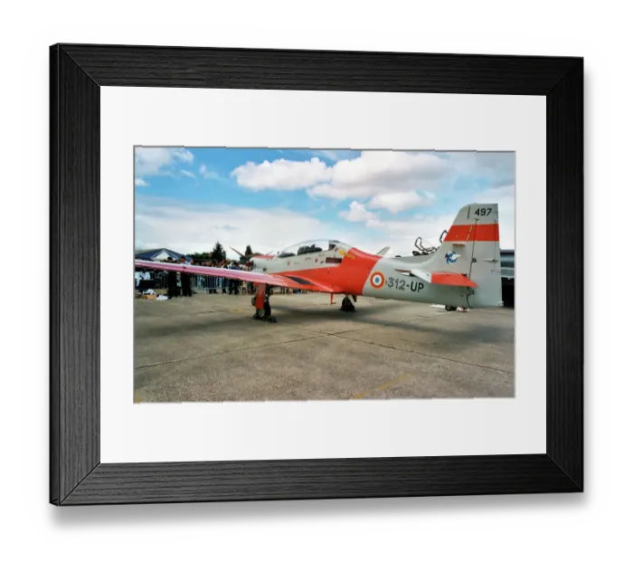 Framed Print : Embraer Tucano 497 - 312-UP Framed Print : Embraer Tucano 497 - 312-UP