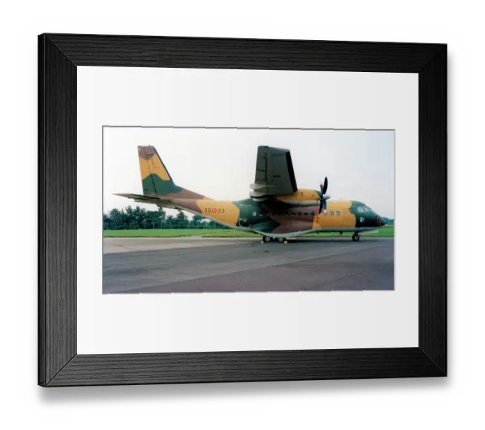Framed Print : CASA CN-235 T. 19B-15 - 35-33 Framed Print : CASA CN-235 T. 19B-15 - 35-33