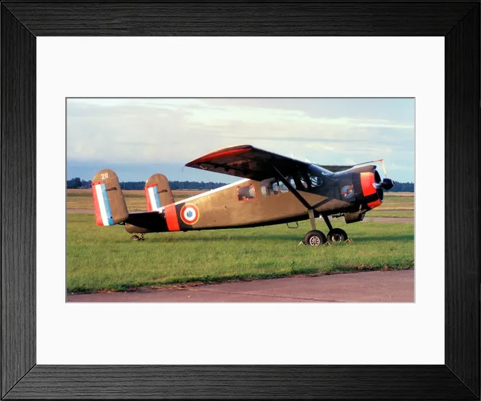 Framed Print : Max Holste Broussard F-GGKK - 211 Framed Print : Max Holste Broussard F-GGKK - 211