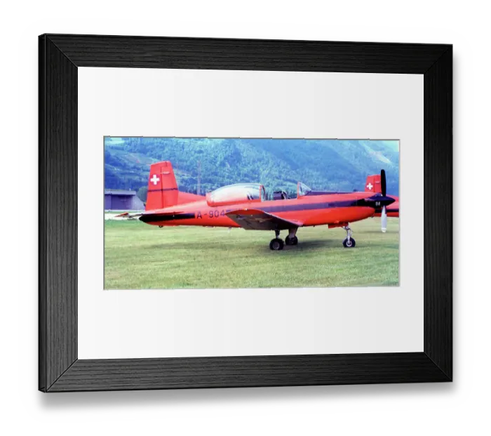Framed Print : Pilatus PC-7 Turbo Trainer A-904 Framed Print : Pilatus PC-7 Turbo Trainer A-904