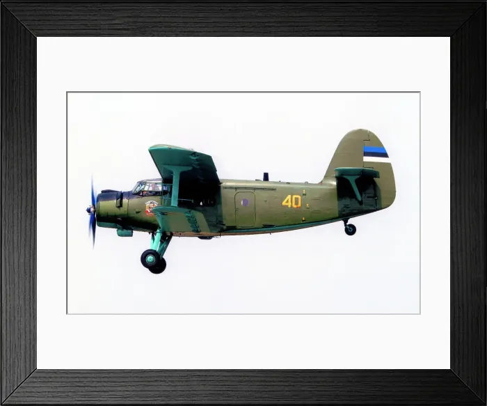 Framed Print : Antonov An-2T 40 Yellow Framed Print : Antonov An-2T 40 Yellow